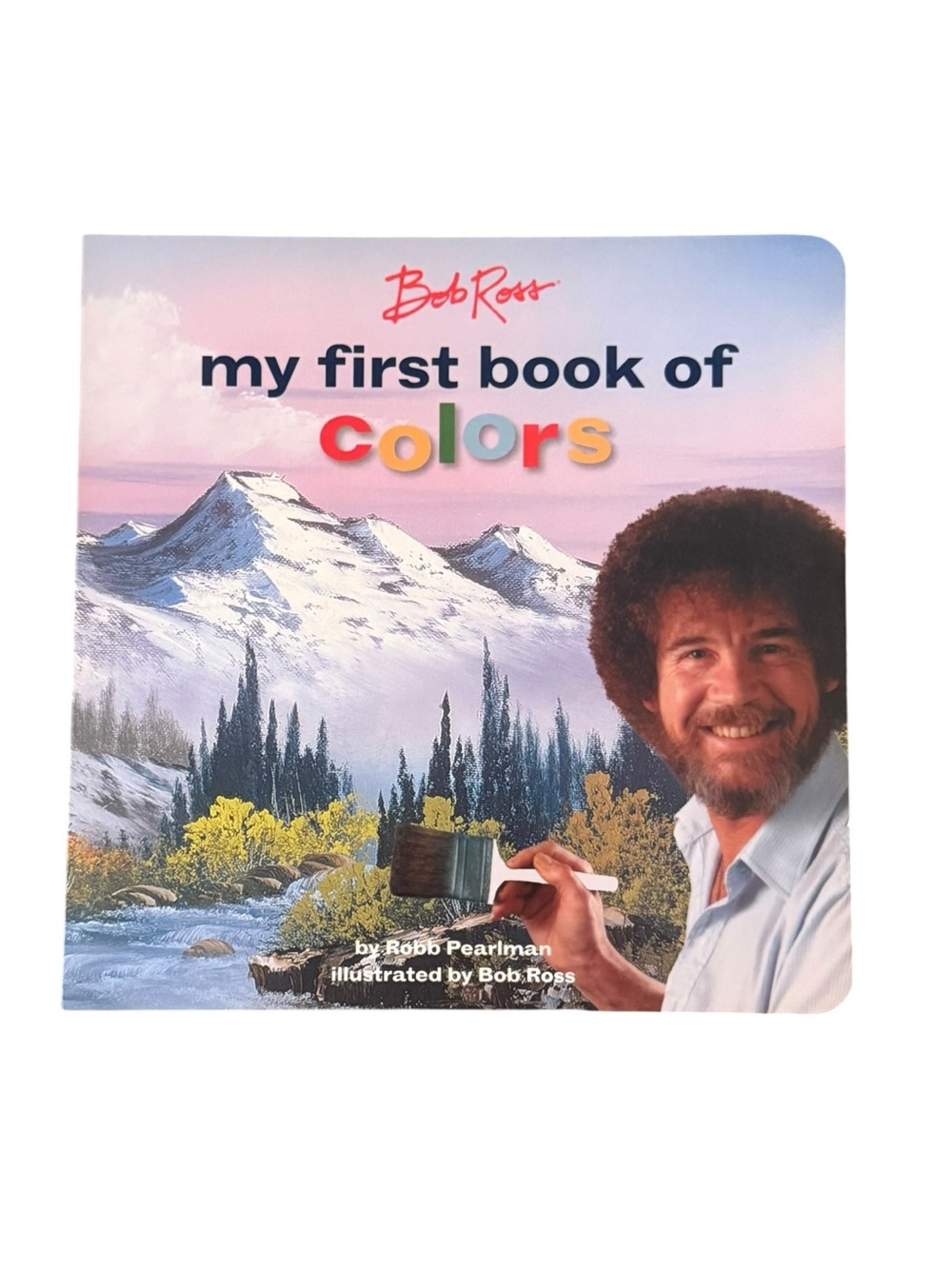 Bob Ross "My First Book of Colors" - Multicolor Children's Board Book Gift Idea